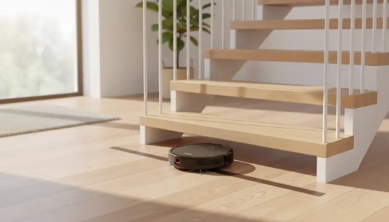Roboter-Reiniger: Sicher an der Treppe