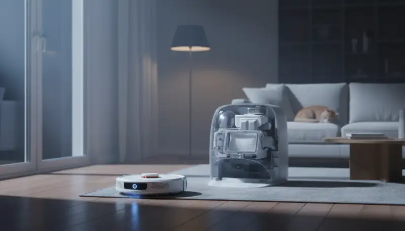 Saugroboter Dunkelerkennung: Nachts sauber