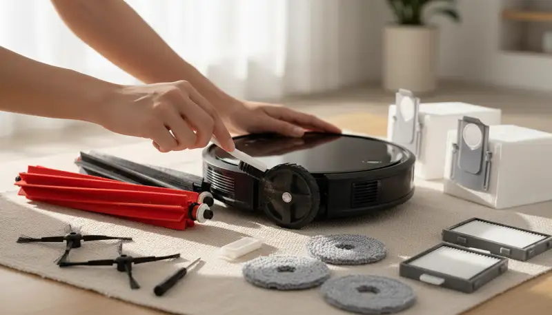 Saugroboter Räder reinigen: So geht's