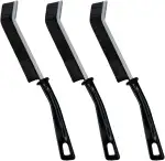 Fugenbürste 3er Set – Premium Ecken- & Kantenbürste mit robusten Borsten – Fugenreiniger für Bad, Küche, Fensterrahmen & Auto – Detailbürste für schwer erreichbare Stellen – Ergonomischer Griff