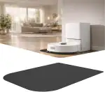 Silikon Unterlage für Staubsaugerroboter & Wischroboter – 50 × 37 cm – Ultra Dünn 1,3 mm – Schutzmatte für Ladestation & Roboter – Schützt Böden vor Nässe