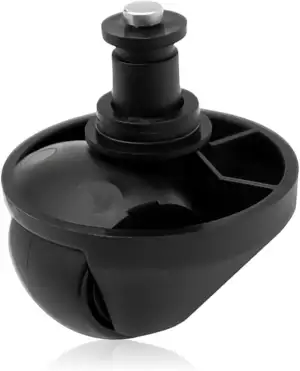 Geräuscharmes Vorderrad, Schwarze Fronträder für Saugroboter, Gummi-Geräuscharme