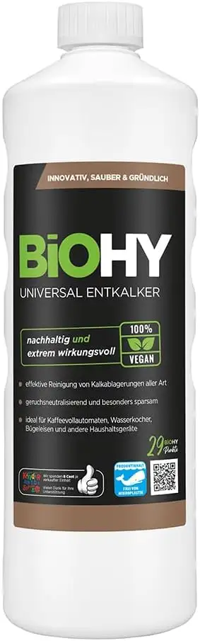 BiOHY Universal Entkalker (1l Flasche) | Universal Konzentrat für alle Haushalts