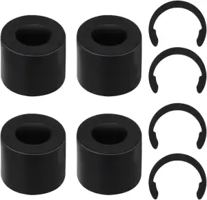 4 Stück Gummiwalzen Auflösung für Cricut Maker und 4St Gummiwalzen Ersatz, Halte