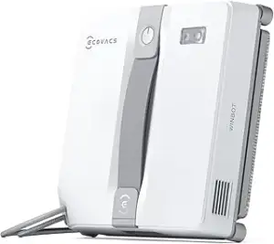 ECOVACS WINBOT Mini Fensterputzroboter, kompaktes Design, Doppel-Düsen mit Ultraschall-Zerstäubun...