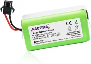 NASTIMA 14.4V 2600mAh Ersatz Akku für Ecovacs Deebot N79S N79 DN622 Li-Ion Akku 