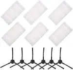 Ersatzfilter Kompatibel mit Medion MD18500 MD18600 MD18501 Staubsauger Roboter - 6 * Filter + 6 *...