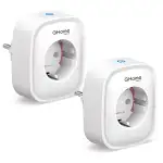 GHome Smart Steckdose 16A,Wlan Steckdose 2er Pack, Smart Home Plug Kompatibel mit Alexa/Google Ho...