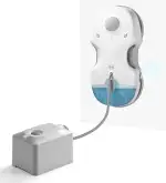 Hutt S7 Plus Fensterputzroboter Akku kabellos, Abnehmbarer Akku, 60 Min Laufzeit, 6500 Pa Saugkraft, 3D schwebendes Doppelpad, automatischer Fensterreiniger mit Sprühfunktion, 80 ml Tank, Koffer