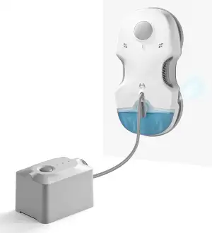 Hutt S7 Plus Fensterputzroboter Akku kabellos, Abnehmbarer Akku, 60 Min Laufzeit