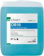 CleanClub OB10 Citro Glasreiniger 10L – streifenfreier Fenster- & Glasreiniger, Profi Reinigungsmittel für Gewerbe, Büro & Haushalt mit Frischeduft