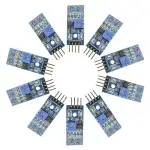 Hailege 10pcs TCRT5000 Infrared Reflective Sensor IR Photoelectric Switch Barrier Line Obstacle Avoidance Module Tracing Sensor Tracing Module for Arduino Smart Car Robot