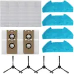 Für Redkey R10 Akku-Roboter-Staubsauger-Service-Kit inkl. Seitenbürsten, Filtermopp-Tüchern und Abfallentsorgungsbeuteln