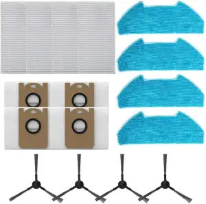 Für Redkey R10 Akku-Roboter-Staubsauger-Service-Kit inkl. Seitenbürsten, Filterm