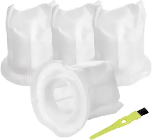 4 Stück vc100 Schmutzfilter Zubehör Ersatz für Vorwerk Kobold VC100 Akku Staubsa