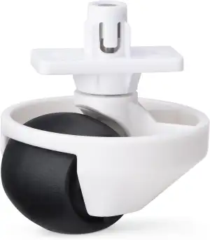 kwmobile Front Laufrad kompatibel mit Roborock S65/S55 Max/S65 Pure/S45 Max/S7/S