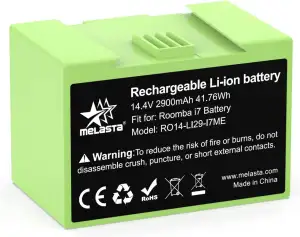 melasta i7 i3 i4 e5 e6 Ersatz Lithium-Ionen Batterie, 2900mAh 14,4V Akku für iRo