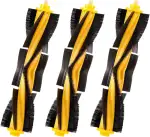 3 Stück Walzenbürsten Hauptbürste Ersatzteile mit Reinigungsbürste, Staubsauger zubehör Sets für Saugroboter Ecovacs DEEBOT OZMO 920 950 T8 AIVI Max T9 T5 N5 N7 N8+ N8 Pro DX55 DX93 DJ65