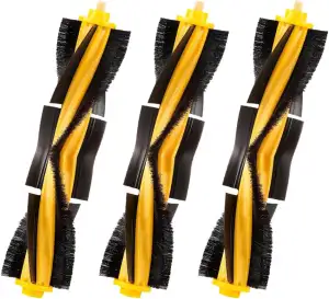 3 Stück Walzenbürsten Hauptbürste Ersatzteile mit Reinigungsbürste, Staubsauger 