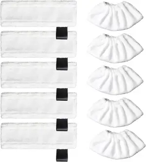 10 Stück Zubehör für Kärcher Dampfreiniger Easyfix SC2 SC3 SC4 SC5 SV7, Mikrofas