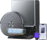 NARWAL Flow 2 Saug- und Wischroboter mit All-in-One-Station, FlowWash-Wischsystem mit 60 °C Heißwasser, 31.000 Pa Saugkraft, CarpetFocus™-Technologie, 100 °C Moppwäsche und 60 °C Heißlufttrocknung