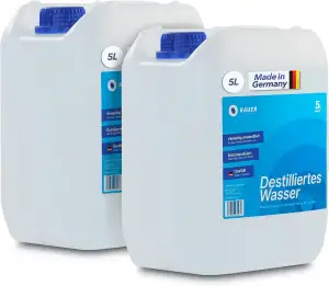 Destilliertes Wasser, Demineralisiert nach VDE 0510 & DIN57510, Ultra-Hochrein f