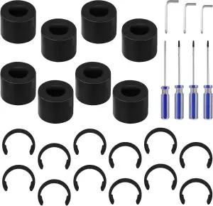 8 St Gummiwalzen Auflösung für Cricut Maker und 12St Gummiwalzen Ersatz Verhinde