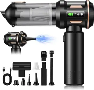 2026 NEU Handstaubsauger Akku Kabellos,1-Knopf-Selbstentleerung& 28000PA 4-in-1 