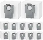 12 Stück Staubbeutel für Roborock Q7 L5+/Q10 S5+/Q5 Pro+/S7 MaxV Ultra/S8 Pro Ultra/G10S PRO/Q7+/Q7 Max+/Q5+/Q5 Max+/S8+/S7 Pro Ultra/T8 /Q8 Max+ Staubsauger Absaugstation 3L Ersatzbeutel Zubehörset