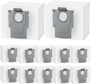 12 Stück Staubbeutel für Roborock Q7 L5+/Q10 S5+/Q5 Pro+/S7 MaxV Ultra/S8 Pro Ul