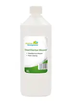 Alpenland Destilliertes Wasser | 1 Liter | Destilliertes Wasser für medizinische Zwecke, Labor & ...