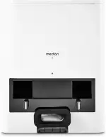 MEDION Absaugstation für Saugroboter X41 SW (2 Liter Fassungsvermögen, Automatisches Entleeren & Starke Saugkraft, MD 12035)