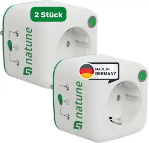 Natune Akkuschutz Adapter „Akku Life Guard“ 2er Set I Intelligenter Ladeadapter 