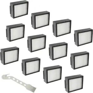12 Stück Ersatz Filter kompatibel mit iRobot Roomba E5 E6 i3 i3+ i7 i7+ j7 e5154