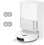 DREAME L10s Ultra Gen 3 Kit staubsauger mit wischfunktion mit einer Saugkraft von 25.000 Pa, Seitenbürste und Mopp ausfahrbar, selbstreinigende All-in-One-Dockingstation, Steuerung per App und Sprache