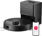 roborock Q7 L5+ Saugroboter mit Wischfunktion, Automatischer Staubentleerung, Dual Anti-Tangle System, 8.000 Pa Saugkraft, LiDAR-Navigation,Wischroboter für Teppich, Tierhaare, APP Steuerung(Schwarz)