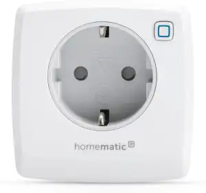 Homematic IP Schaltsteckdose, Smart Home, digitaler Zwischenstecker steuert Leuc