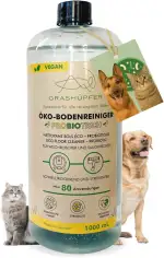 GRASHÜPFER® Probiotischer Öko Wischroboter Reiniger [FÜR TIERHAUSHALTE] – reinigt und entfernt Ti...