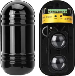 Sonew Doppelstrahl Sicherheits Aktiv, 100m Invisible Beam Barrier IR Detektor Ak