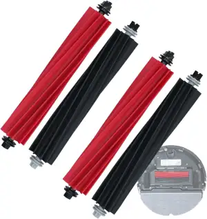 Ersatzteile Zubehör, Trennbare Rubber DuoRoller-Bürste für roborock S8/S8 +/S8 P