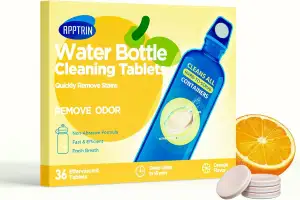 Trinkflaschen Reiniger Tabs, Reinigungstabletten für Flaschen, Trinkblasen Reini