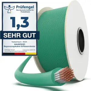 150m Universal Begrenzungskabel für Mähroboter, HAUSPROFI Begrenzungsdraht aus v