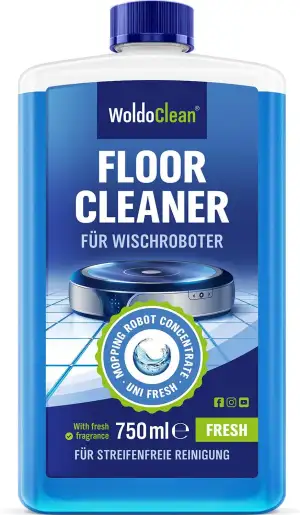 WoldoClean Wischroboter Bodenreiniger Konzentrat 750 ml - streifenfrei für alle 