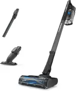 Shark PowerPro Akku-Staubsauger freistehend, bis 50 Min. Laufzeit, kabellos, beutellos, für Tierhaare, Allergiker, Teppich und Hartböden, mit LED-Licht und Knickgelenk-Rohr, IZ370EU