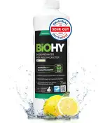 BiOHY Bodenreiniger für Wischroboter (1l Flasche) | Reinigungsmittel Konzentrat für alle Wisch & Saugroboter mit Nass-Funktion | Schaumarm & Streifenfrei | Für alle Böden