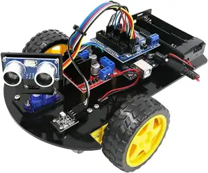 AZDelivery Smart Tracking Robot 2WD Kit DIY Learning Robot Car 2wd Ultraschall S