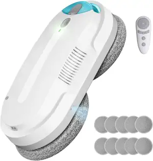 Fensterputzroboter mit Bidirektionaler Ultraschall-Wasserstrahl, Extern und Inte