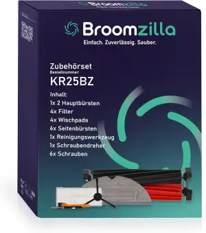 17 Stück Zubehörset für Roborock S8 / S8+ Saugroboter mit 2 Hauptbürste 4 Wischt