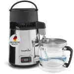 Health Rise Wasserdestilliergerät mit Deutscher Bedienungsanleitung, Servicehotline in Deutschland, Vollautomatisch, Sicher und Zuverlässig für Zuhause, Zahnklinik und Labor, 2 Jahre Garantie