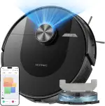 Ultenic Saugroboter mit Wischfunktion, 8000Pa Saugkraft, 180Min Laufzeit, 3 in 1 Saug und Wischroboter mit LiDAR Navigation, Staubsauger Roboter für Teppich, Tierhaare, APP & Fernbedienung Steuerung